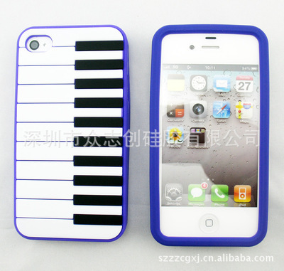 苹果iphone钢琴手机套、时尚iphone硅胶保套、适用4g/4s - 苹果iphone钢琴手机套、时尚iphone硅胶保套、适用4g/4s厂家 - 苹果iphone钢琴手机套、时尚iphone硅胶保套、适用4g/4s价格 - 深圳市众志创硅橡胶 - 